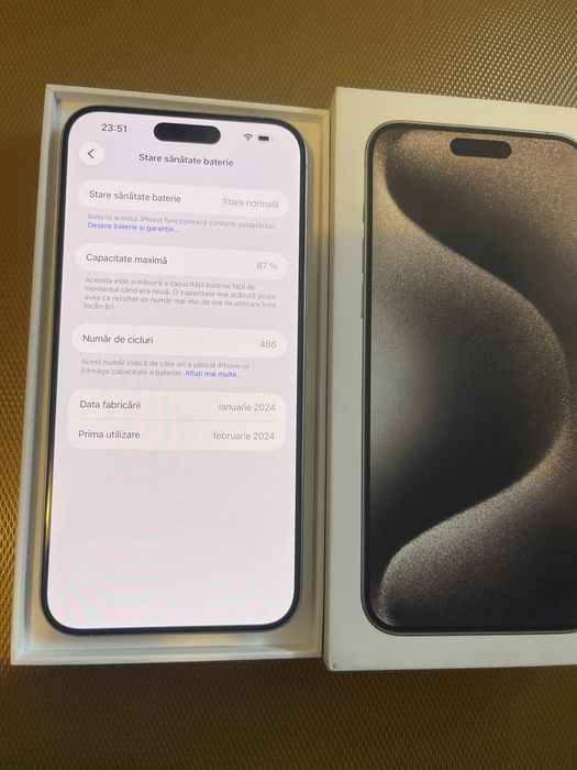 Iphone 15Pro Max 512Gb CITESTE ANUNTUL!
