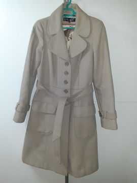 Palton elegant crem