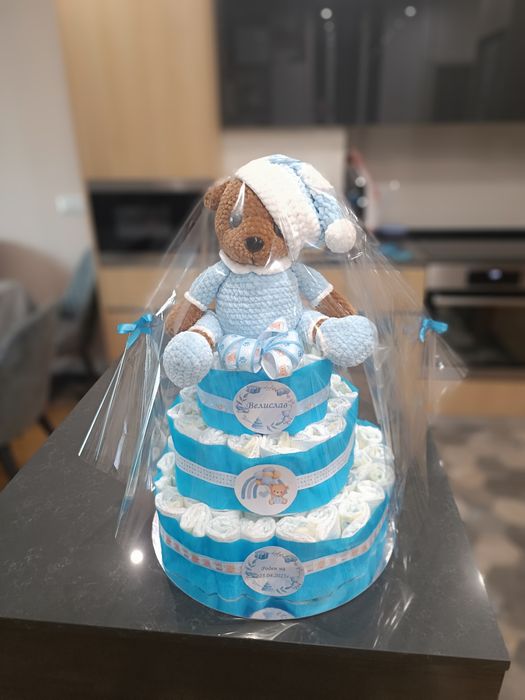 Торта от памперси / идея за подарък