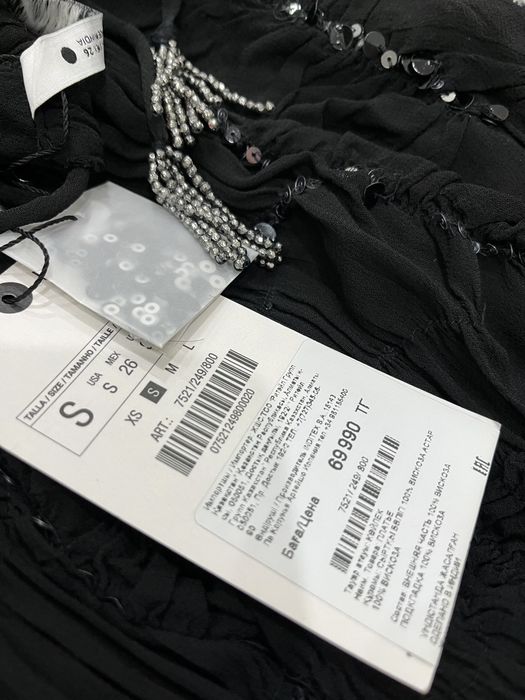 Платье с пайетками, zw collection Zara, размер s.