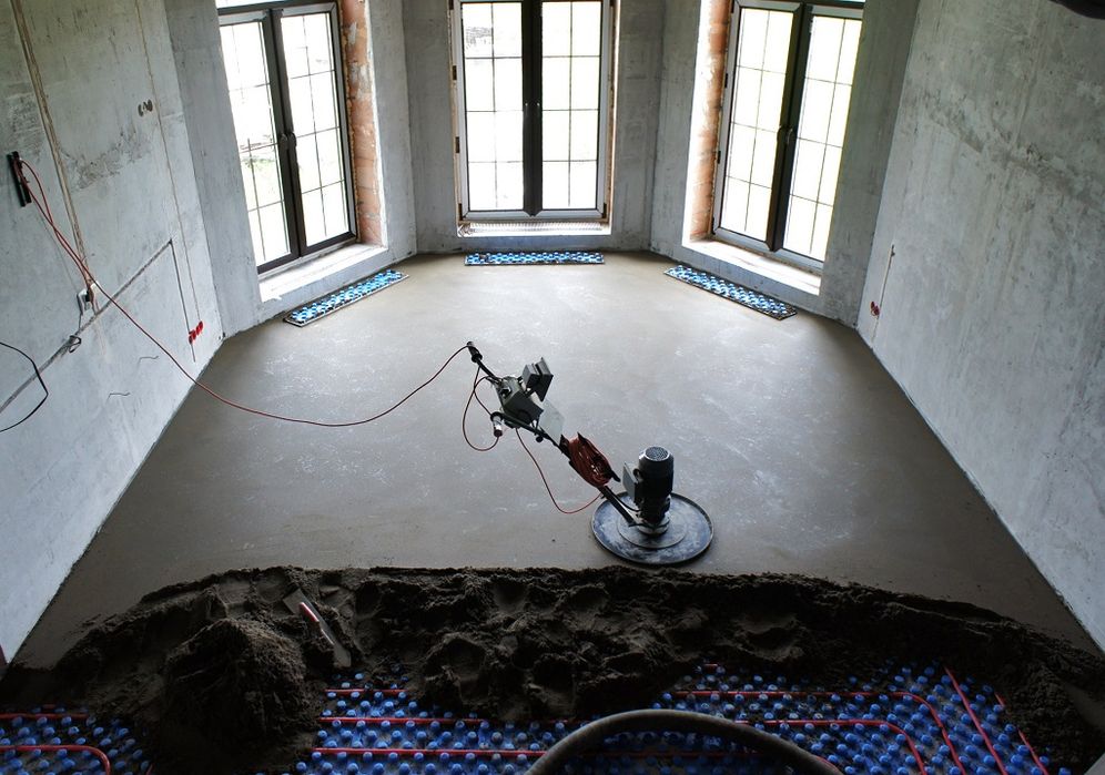 Сухой стяжка полусухая стяжка  Полу сухая стяжка стяжка пола