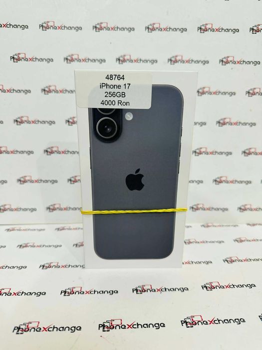 iPhone 17 Black Neverlocked 256GB SIgilat    48764