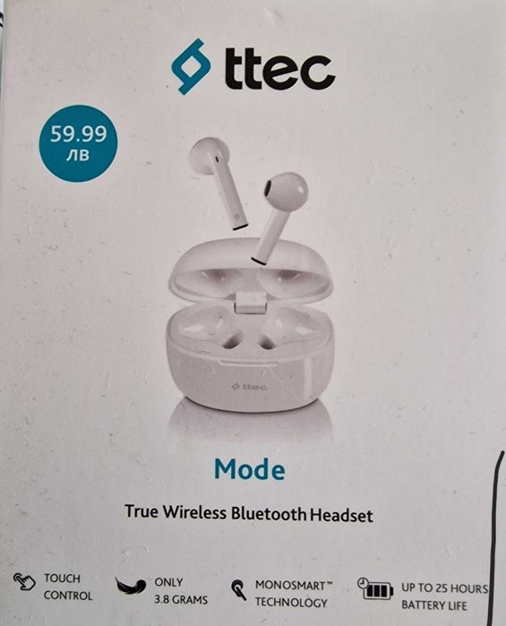Безжични слушалки ttec