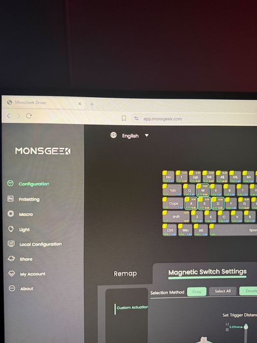 MonsGeek FUN60 Max — Hall Effect геймърска клавиатура (60%)
