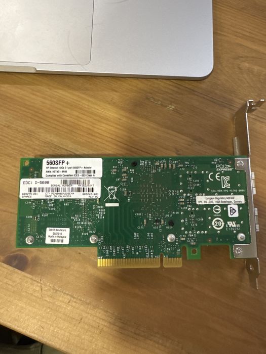 Сетевая карта SFP+