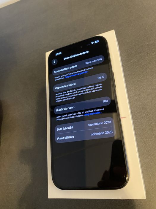 Iphone 15 128 gb 99% baterie