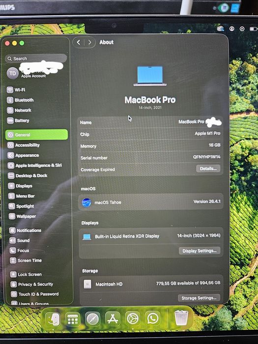 MacBook Pro M1 14", 1 TB
