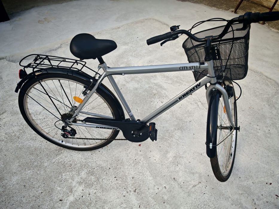 Bicicleta barbati, City, Kreativ K2813, 28 inch, frane V-brake, cu por
