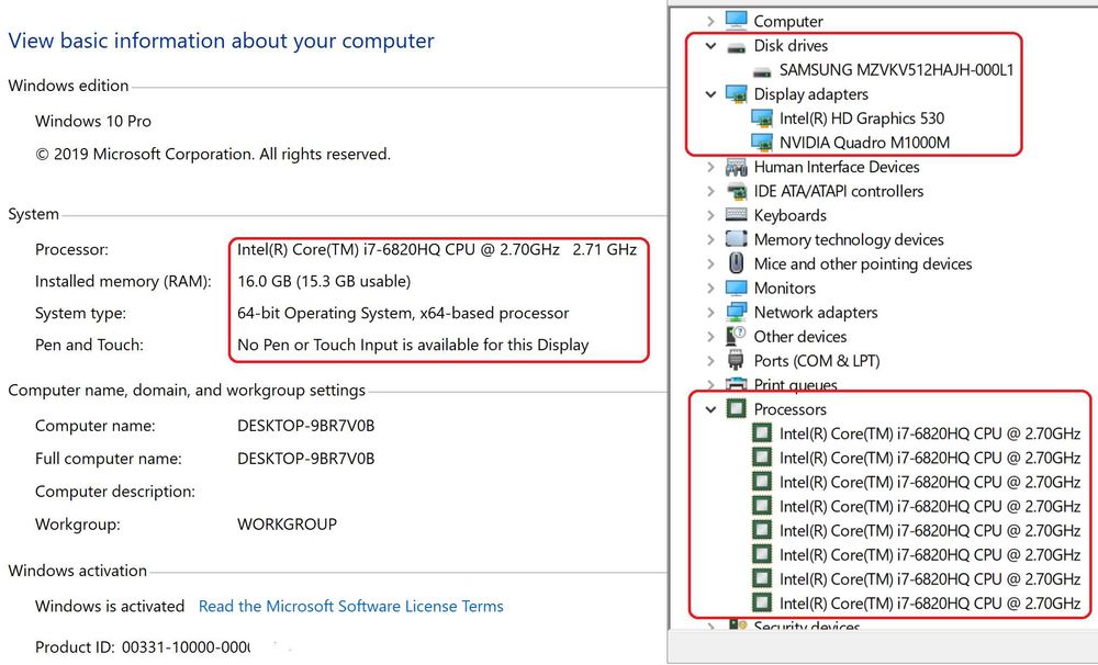 ThinkPad P50/4K Ultra HD IPS/Core i7/16GB RAM/256GB SSD/Quadro M1000M