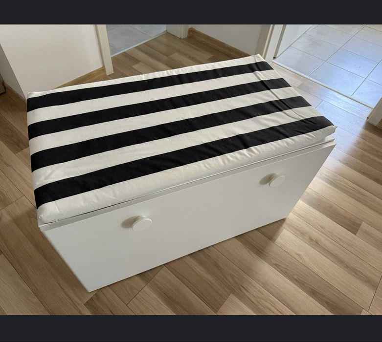 Ikea Banca cu depozitare jucarii ,alb/alb 90x52x48 cm Constanta