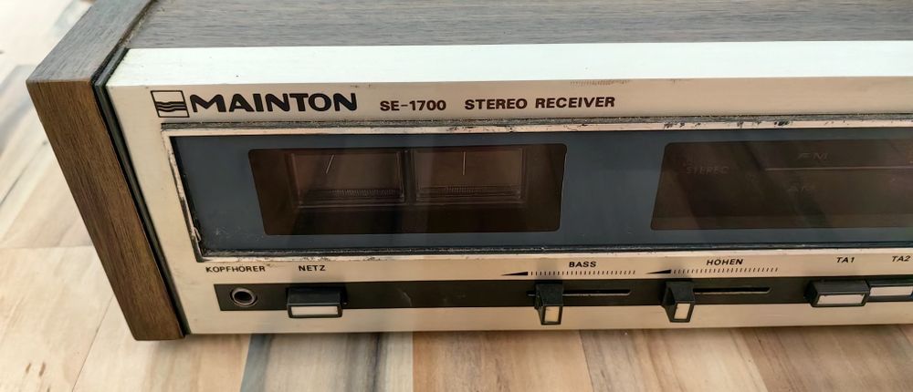 Radio Stereo Receiver Mainton SE-1700 retro vintage colectie anii 80