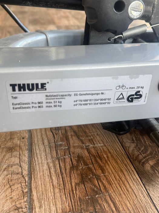 Suport masina pentru  2 biciclete Thule