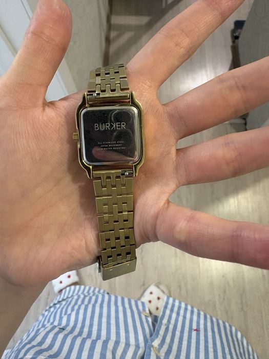 Часы burker macy gold burgundy