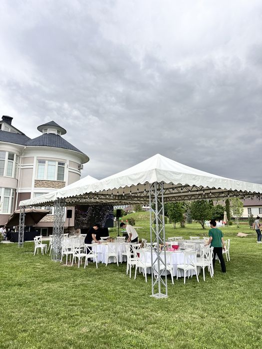 Столы, стулья, посуда в аренду