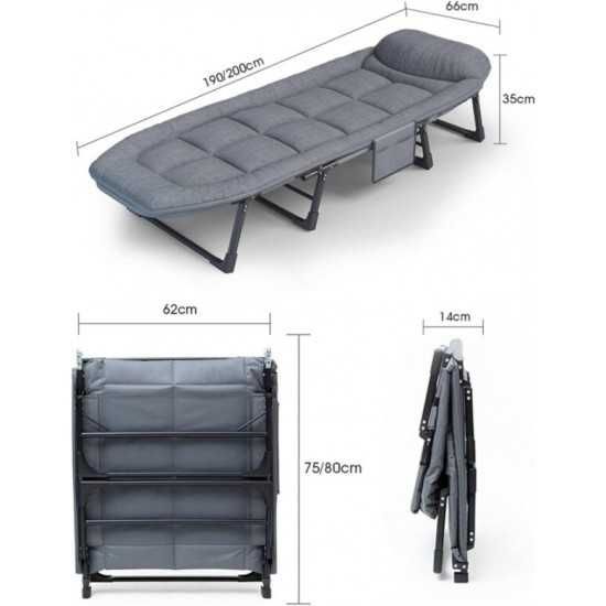 Сгъваемо походно легло тип шезлонг Forsage