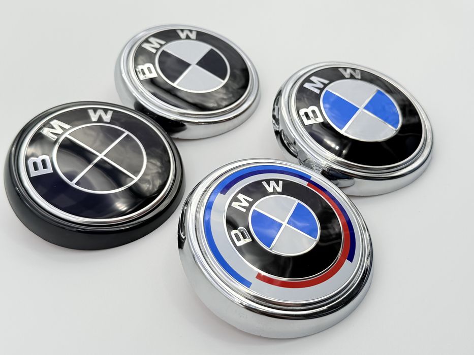 Emblema Compatibila BMW F15/F16 spate X5/X6 alb/negru