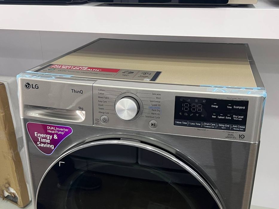 Сушильная машина LG 9 кг модель: DC90V5V9S