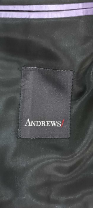 Оригинален мъжки костюм Andrews размер 46(М) сако,панталон,вратовръзка