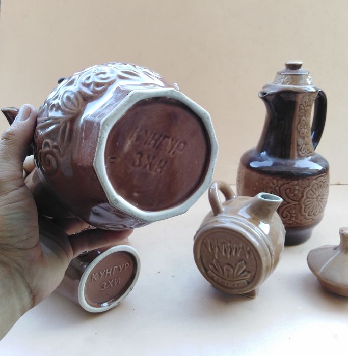 Чайники керамические. СССР.