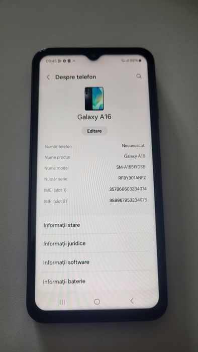 Samsung Galaxi  A  16