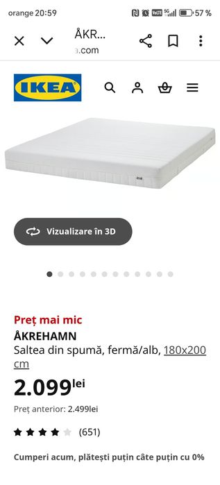 Saltea Aacrehamn ikeea