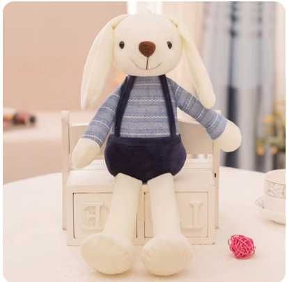 Меко плюшено зайче, 45см, Плючен заек, Плюшена играчка Заек