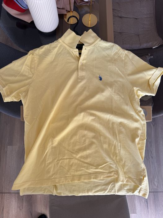 Жълта Поло тениска Uspa