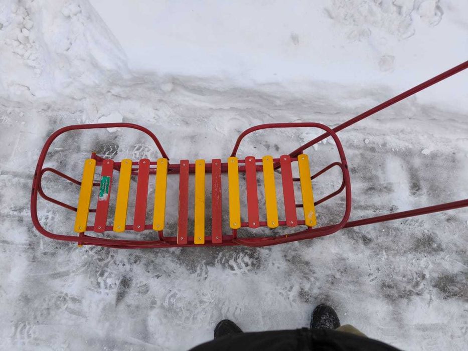 Продам детские санки для двоих