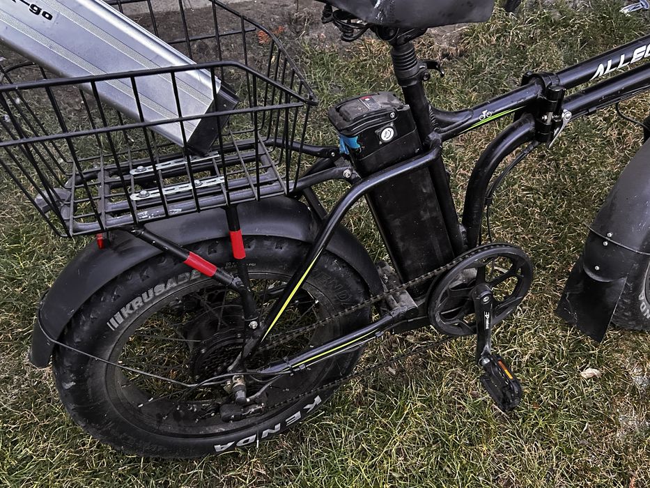 Bicicleta electrica pliabila allegro x-900 roti fat 20