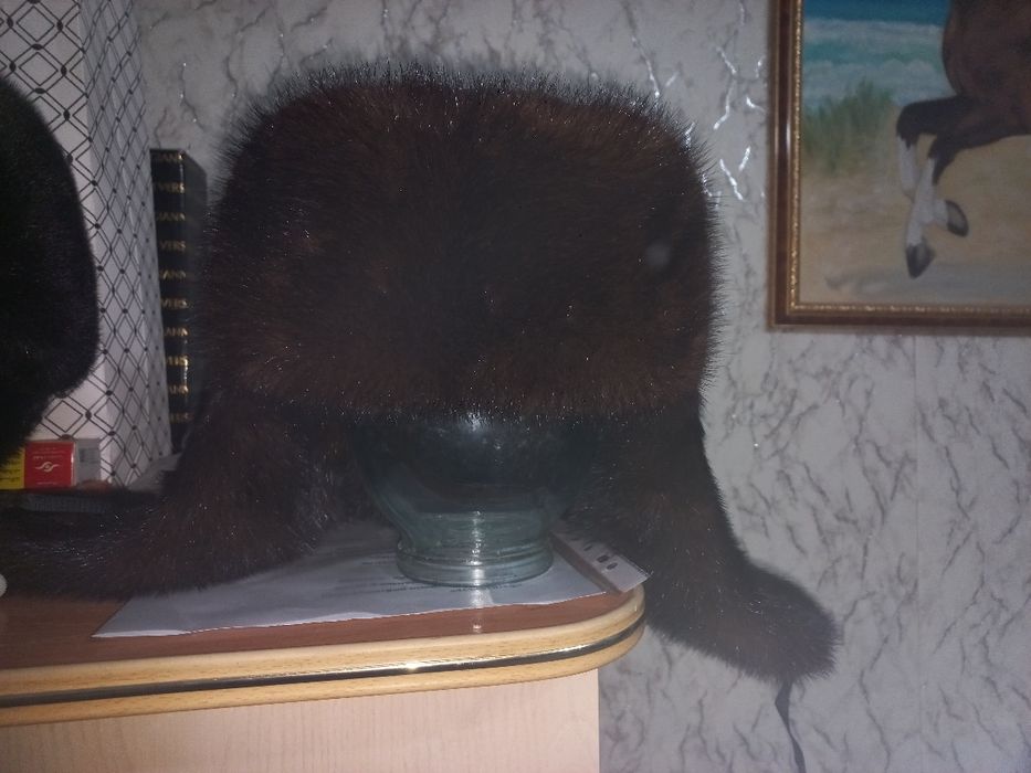 Шапка мужская норковая