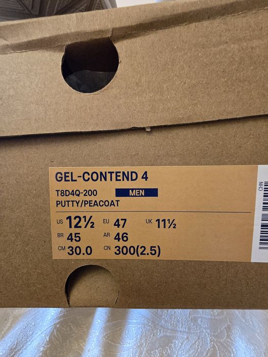 кроссовки оригинал  ASICS GEL - CONTEND 4