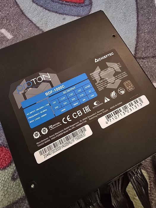Блок питания Chieftec BDF-1000C 1000ватт