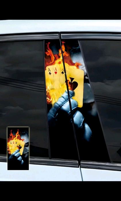 Винилови водоустойчиви стикери за кола