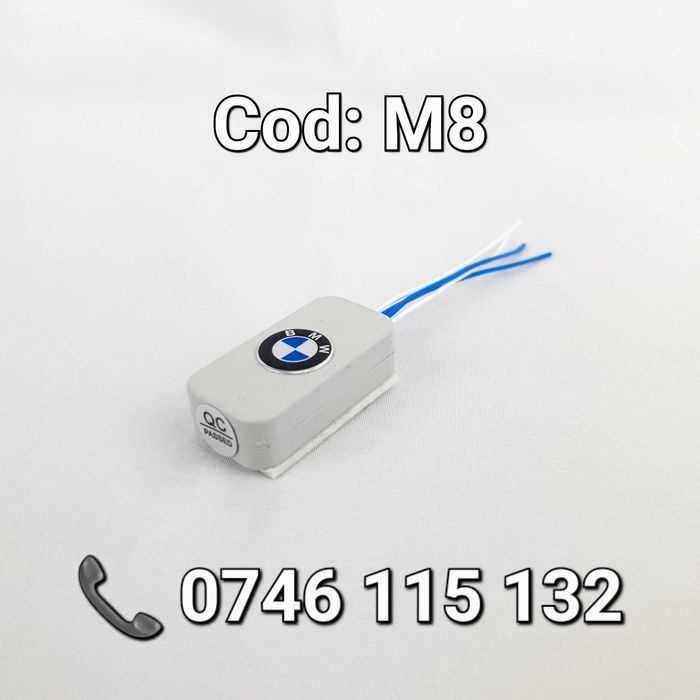 Modul Plasă Scaun BMW-Pt 3Fire-Senzor Ocupare Scaun Pasager-Anulare Eroare Airbag-Gata de Montaj sau Doar Modul-E90 E91 E87 E81 E60 E65 X1 X3 X5 X6-M8