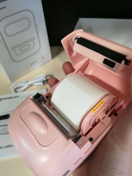 Нов Mini Label Printer Marklife P50,Bluetooth термопринтер,без мастило