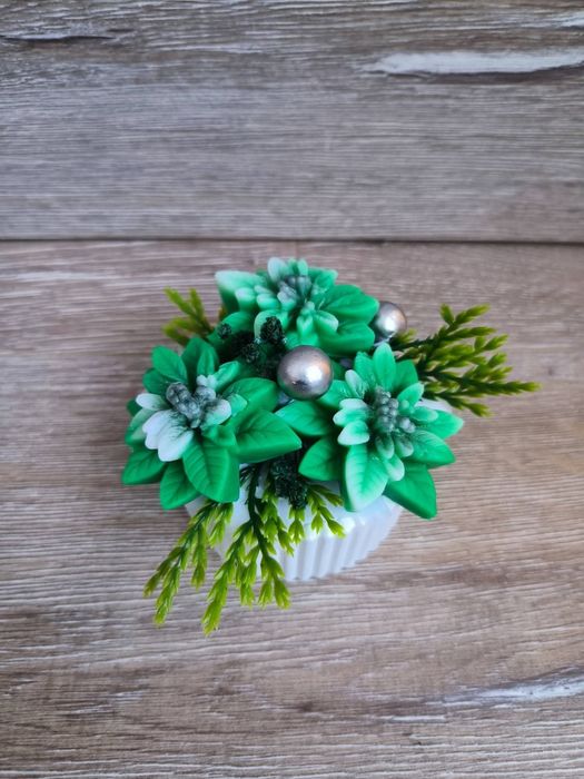 Коледни сапунени букети