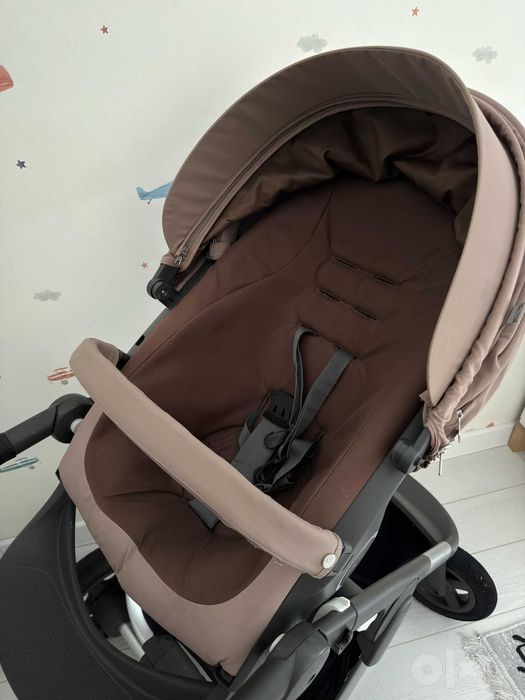 Коляска Stokke Trailz 2 в 1: люлька + прогулка, после химчистки