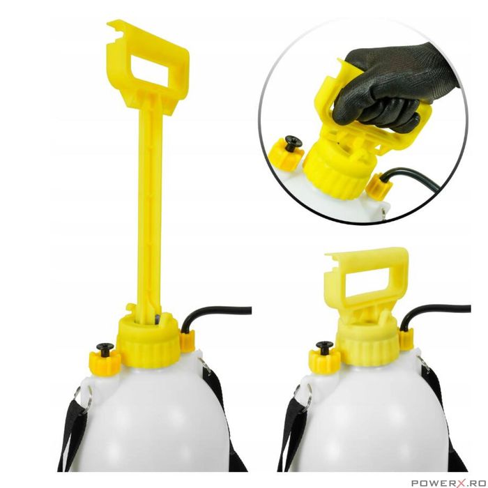 Pulverizator manual pentru stropit, capacitate 10 l, Verke