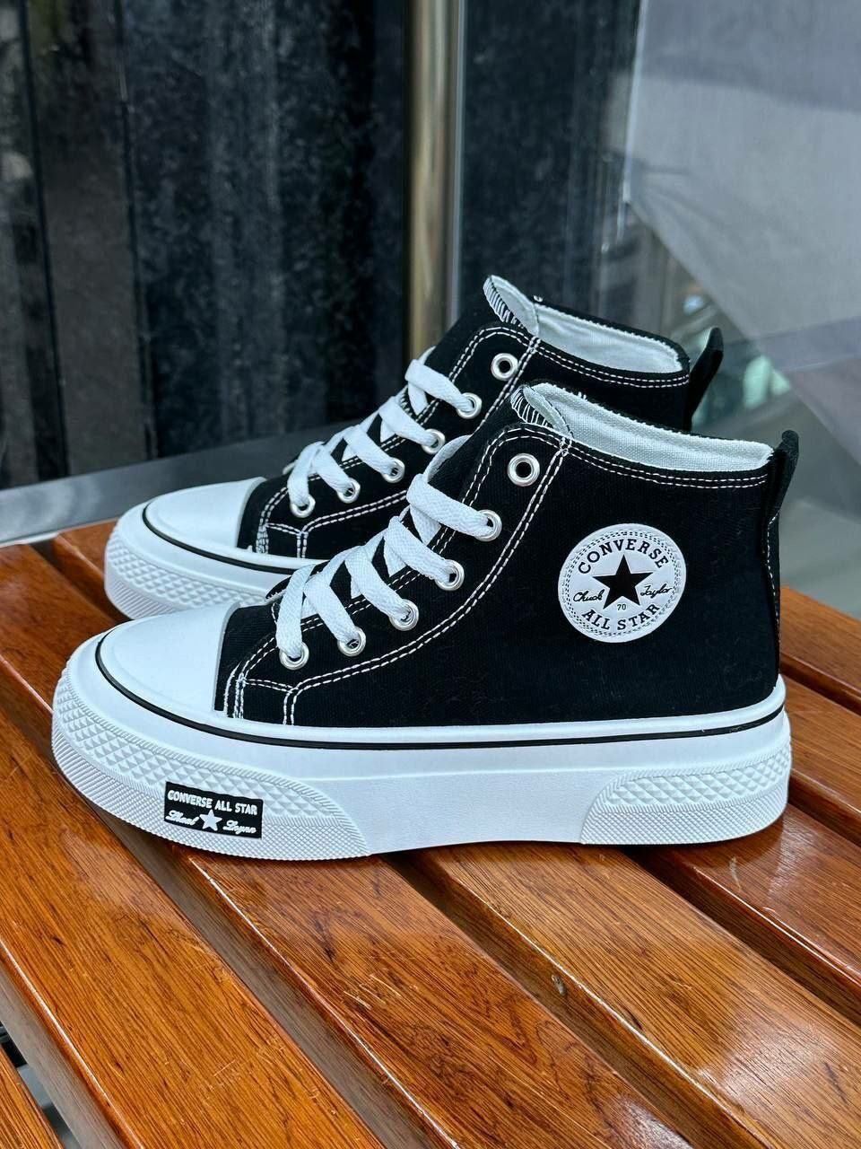 Converse all clearance star suola alta