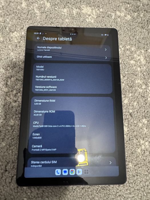 Tableta Lenovo Tab M9 wifi + 4G
