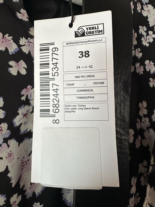 Rochie midi cu model DeFacto