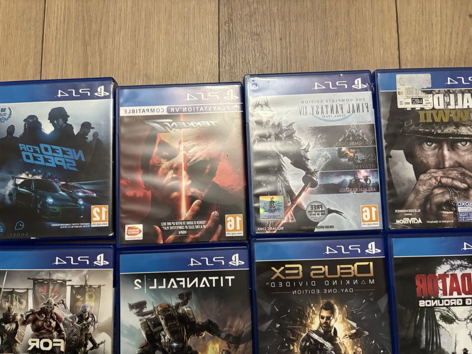 Продавам колекция от оригинални игри за PS4