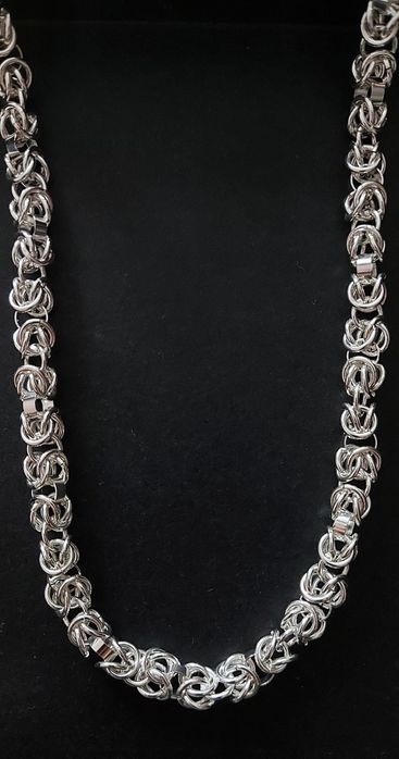 Нов сребърен синджир сребърно колие