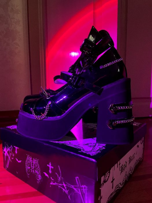 Готические туфли на платформе