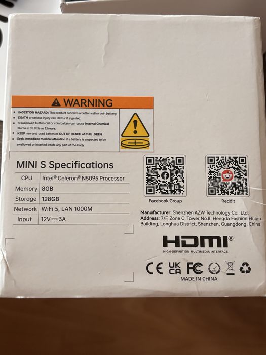 Mini PC Beelink Mini S