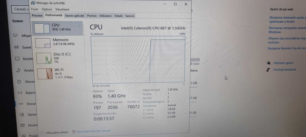 • Laptop Acer Ultra-portabil | Upgrade 8GB RAM | SSD 2566