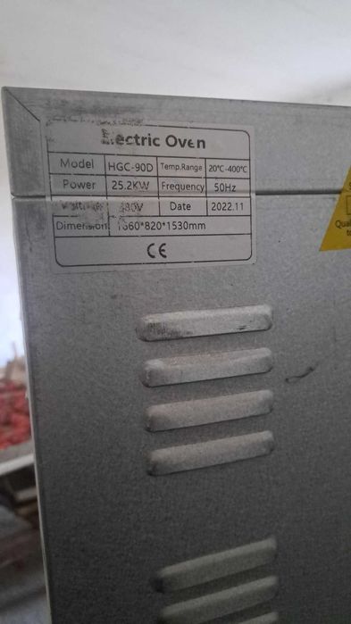 Elektr pech va  to'liq uskunalar. (buhonka va pishiriqlar uchun)