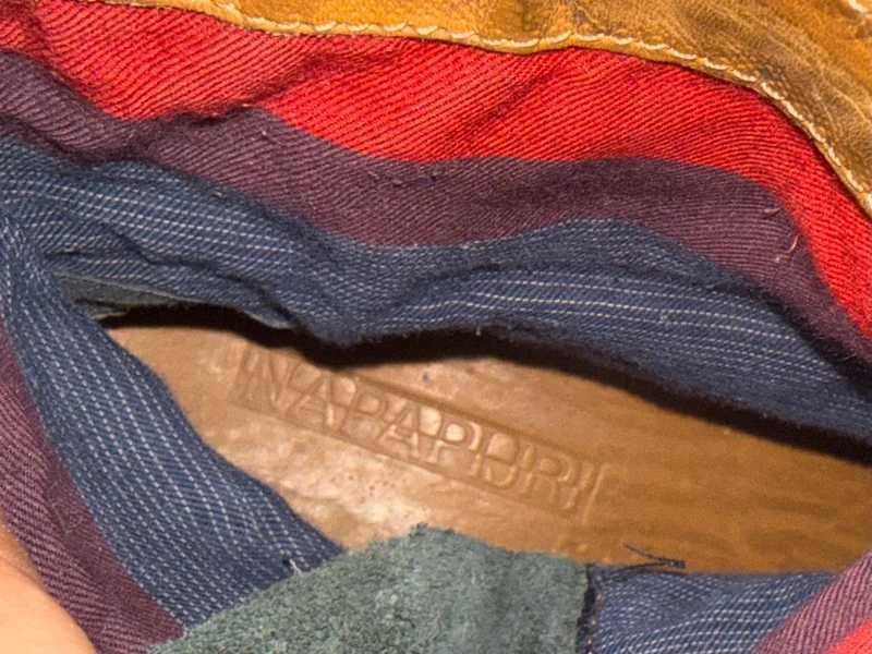 Cizme Chelsea Napapijri din piele naturală, negre, mărimea 40