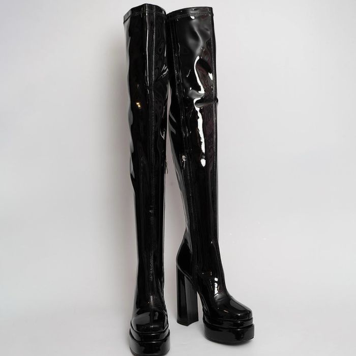 Лачени чизми на ток от shoe aquarium