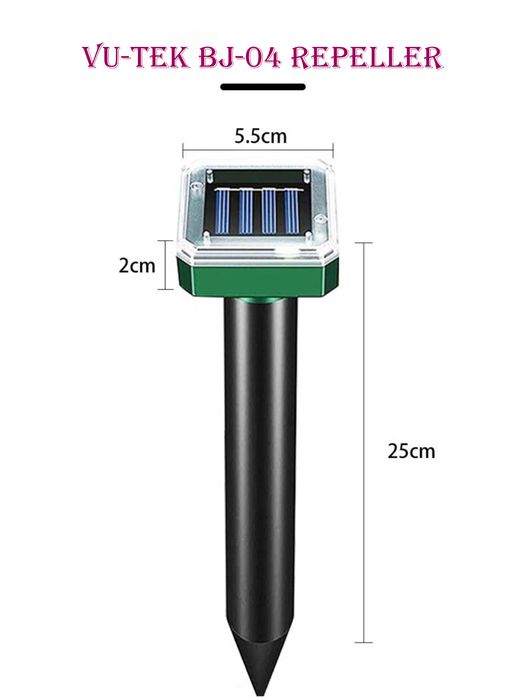 VU-TEK BJ-04 Dispozitiv solar alungare daunatori, ultrasonic, exterior